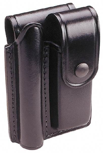 Mag-Lite - Leather Mini/Pocket Flashlight Belt Holster - Black, Compatible with Maglite AA Batteries - A1 Tooling