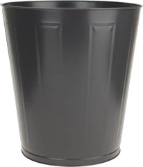 Value Collection - 46 Qt Gray Round Trash Can - Steel, 17" High - A1 Tooling