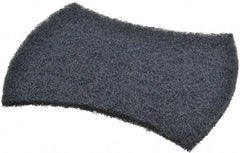 3M - 5-1/2" Long x 3.9" Wide x 3/8" Thick Scouring Pad - Heavy-Duty, Blue - A1 Tooling