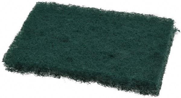 3M - 4-1/2" Long x 3" Wide x 0.8" Thick Scouring Pad - Medium-Duty, Green - A1 Tooling