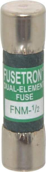 Cooper Bussmann - 250 VAC, 0.5 Amp, Time Delay Supplemental Fuse - Fuse Holder Mount, 1-1/2" OAL, 10 at 125 V kA Rating, 13/32" Diam - A1 Tooling