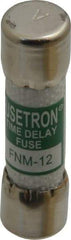 Cooper Bussmann - 250 VAC, 12 Amp, Time Delay General Purpose Fuse - Fuse Holder Mount, 1-1/2" OAL, 10 at AC kA Rating, 13/32" Diam - A1 Tooling