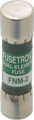 Cooper Bussmann - 250 VAC, 2 Amp, Time Delay General Purpose Fuse - Fuse Holder Mount, 1-1/2" OAL, 10 at 125 V kA Rating, 13/32" Diam - A1 Tooling