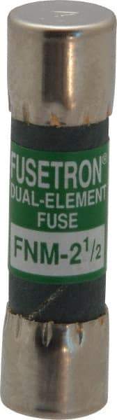 Cooper Bussmann - 250 VAC, 2.5 Amp, Time Delay General Purpose Fuse - Fuse Holder Mount, 1-1/2" OAL, 10 at 125 V kA Rating, 13/32" Diam - A1 Tooling