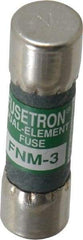 Cooper Bussmann - 250 VAC, 3 Amp, Time Delay General Purpose Fuse - Fuse Holder Mount, 1-1/2" OAL, 10 at 125 V kA Rating, 13/32" Diam - A1 Tooling