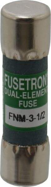 Cooper Bussmann - 250 VAC, 3.5 Amp, Time Delay General Purpose Fuse - Fuse Holder Mount, 1-1/2" OAL, 10 at 125 V kA Rating, 13/32" Diam - A1 Tooling