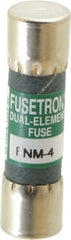 Cooper Bussmann - 250 VAC, 4 Amp, Time Delay General Purpose Fuse - Fuse Holder Mount, 1-1/2" OAL, 10 at 125 V kA Rating, 13/32" Diam - A1 Tooling