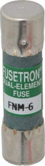 Cooper Bussmann - 250 VAC, 6 Amp, Time Delay General Purpose Fuse - Fuse Holder Mount, 1-1/2" OAL, 10 at 125 V kA Rating, 13/32" Diam - A1 Tooling