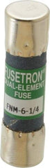 Cooper Bussmann - 250 VAC, 6.25 Amp, Time Delay General Purpose Fuse - Fuse Holder Mount, 1-1/2" OAL, 10 at 125 V kA Rating, 13/32" Diam - A1 Tooling