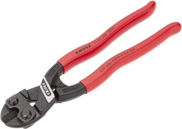 Knipex - 8" OAL, 1/4" Capacity, Bolt Cutter - Ergo Dual Component Handle - A1 Tooling