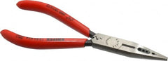 Knipex - 6-1/4" OAL, Electrician's Pliers - Standard Jaw, Standard Head - A1 Tooling