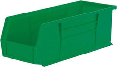 Akro-Mils - 50 Lb. Load Capacity, 14-3/4" Deep, Green Polymer Hopper Stacking Bin - 5" High x 5-1/2" Wide x 14-3/4" Long - A1 Tooling