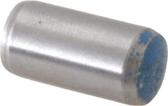 Metric Blue - 10mm Diam x 20mm Pin Length Alloy Steel Pull Out Dowel Pin - 1 Beveled & 1 Threaded End - A1 Tooling