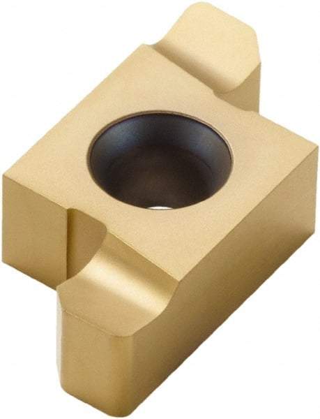 Seco - 101010ER Grade CP500, 2mm Cutting Width Carbide Grooving Insert - Right Hand, 0.5mm Corner Radius, TiAlN/TiN Finish - A1 Tooling