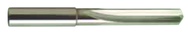 15/32 Dia. - Carbide Straight Flute 4XD Drill-120° Point-Coolant-Bright - A1 Tooling