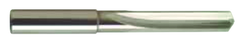 17/64 H Dia. - Carbide Straight Flute 4XD Drill-120Â° Point-Coolant-Bright - A1 Tooling