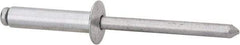 RivetKing - Size 610 Dome Head Aluminum Open End Blind Rivet - Aluminum Mandrel, 0.501" to 5/8" Grip, 3/8" Head Diam, 0.192" to 0.198" Hole Diam, 0.825" Length Under Head, 3/16" Body Diam - A1 Tooling