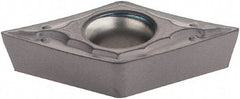 Iscar - DCMT3-0 PF Grade IC907 Carbide Turning Insert - 55° Diamond, 3/8" Inscr Circle, 5/32" Thick, 0.008" Corner Radius - A1 Tooling