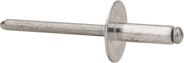 RivetKing - Size 66 Large Flange Dome Head Aluminum Open End Blind Rivet - A1 Tooling