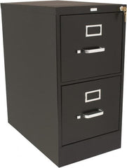 Hon - 15" Wide x 29" High x 25" Deep, 2 Drawer Vertical File with Lock - Steel, Black - A1 Tooling