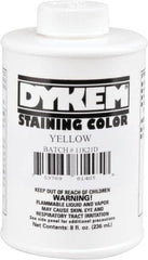 Dykem - 8 Ounce Yellow Staining Color - Brush in Cap Container - A1 Tooling