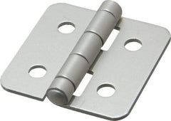 80/20 Inc. - 2" Long x 2" Wide x 0.078" Thick, Aluminum Door Hinge - Aluminum - A1 Tooling