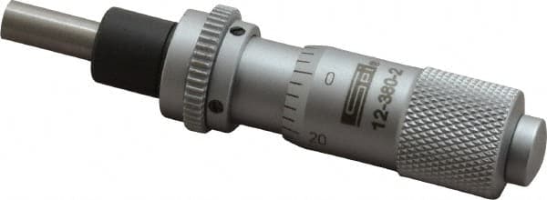 SPI - 1/2 Inch, 0.51 Inch Thimble, 0.2 Inch Spindle Diameter x Mechanical Micrometer Head - A1 Tooling