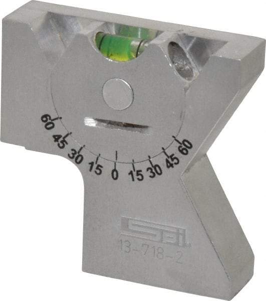 SPI - Machine Set-Up Gage Levels Minimum Adjustable Angle: 0.00 Maximum Adjustable Angle: 360.00 - A1 Tooling