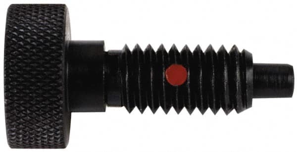 TE-CO - Knob-Handle Plungers Thread Size: 1/4-20 Thread Length (Decimal Inch): 0.5000 - A1 Tooling