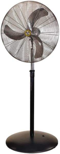 Airmaster - 30" Blade, 1/3 hp, 4,463, 6,259 & 8,402 CFM, Industrial Circulation Fan - Pedestal, 3 Speed - A1 Tooling