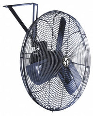 Airmaster - 30" Blade, 1/4 hp, 3,415, 5,300 & 7,185 CFM, Industrial Circulation Fan - Wall/Ceiling Mount, 115 Volts, 2 Speed - A1 Tooling