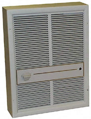 TPI - 240, 208 Volt, 3,000, 2,250 Watt, 175 CFM, 10,239 Max BTU, Wall Heater - 15 Wide x 4 Deep x 19-7/8 High - A1 Tooling