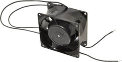 EBM Papst - 115 Volts, AC, 28 CFM, Square Tube Axial Fan - 0.1 Amp Rating, 80mm High x 3.15" Wide x 1-1/2" Deep - A1 Tooling