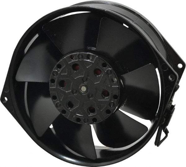 EBM Papst - 115 Volts, AC, 233 CFM, Round Tube Axial Fan - 0.36 Amp Rating, 5.91" High x 5.91" Wide x 2.17" Deep - A1 Tooling