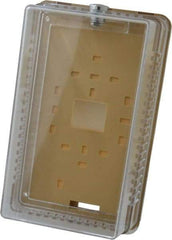 Value Collection - Plastic, Dual Base Thermostat Guard - 5-3/8" Inside Width x 3-1/4" Inside Depth x 8-1/4" Inside Height - A1 Tooling