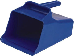 Remco - 128 oz Blue Polypropylene Flat Bottom Scoop - 8.7" Wide x 6.7" Deep Bowl, 11" OAL - A1 Tooling