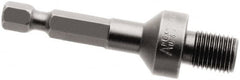 Apex - 3/8-24 Hex to Threaded Adapter - 1/4" Hex Drive, 2-1/4" OAL - A1 Tooling