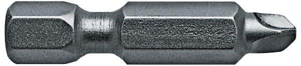 Apex - #1 Tri-Wing Bit - 1/4" Hex Drive, 1-1/4" OAL - A1 Tooling