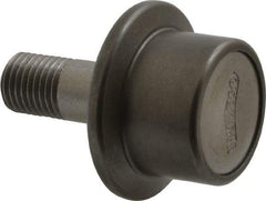 Osborn International - 1" Roller Diam x 25/32" Width, 7/16" Stud Diam x 1" Length, Flanged Concentric Stud Load Runner - Steel, 1/2" Thread Length, 7/16-20 Thread, 1-25/32" OAL, 225 Lb Dynamic Cap - A1 Tooling