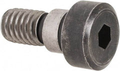 Holo-Krome - 3/8" Shoulder Diam x 1/4" Shoulder Length, 5/16-18 UNRC, Hex Socket Shoulder Screw - 4140 Alloy Steel, Uncoated, 1/4" Head Height x 9/16" Head Diam - A1 Tooling