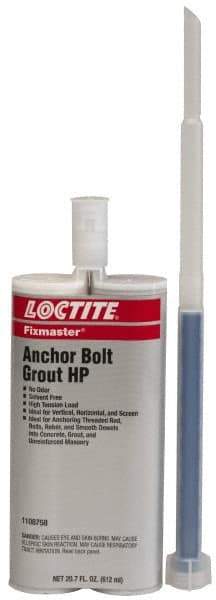 Loctite - 20.7 fl oz Epoxy Anchoring Adhesive - 20 min Working Time, 29 CFR 1910.1200 - A1 Tooling