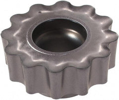 Iscar - RCMT1607 FW Grade IC908 Carbide Milling Insert - TiAlN Finish, 0.1969" Thick, 16mm Inscribed Circle - A1 Tooling