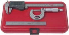 SPI - 3 Piece, Machinist Caliper and Micrometer Tool Kit - 0.0001 Inch Graduation - A1 Tooling