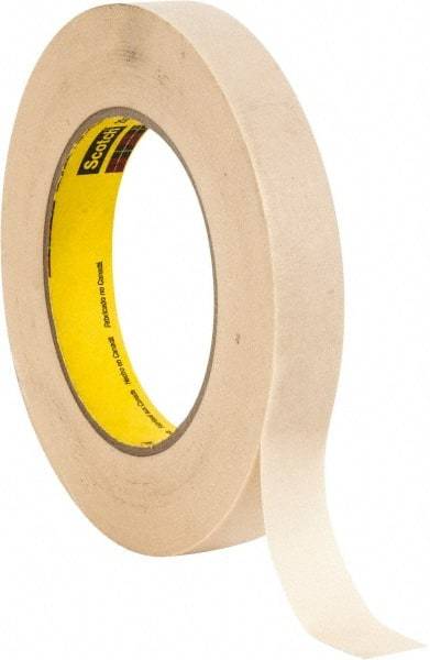 3M - 3/4" Wide x 60 Yd Long Tan Paper Masking Tape - Series 234, 5.9 mil Thick, 27 In/Lb Tensile Strength - A1 Tooling