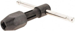 Irwin - 1/4 to 1/2" Tap Capacity, T Handle Tap Wrench - 5-1/4" Overall Length - A1 Tooling