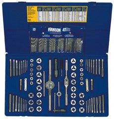 Tap & Die Sets 117PC COMBO&2PC 6-1/2″ TAP&DIE SET&ADPT SET