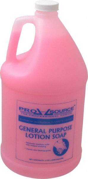 PRO-SOURCE - 1 Gal Bottle Liquid Soap - General Duty, Pink, Almond Scent - A1 Tooling