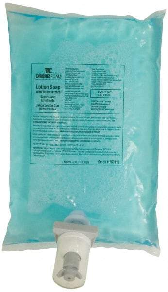 Technical Concepts - 1,100 mL Dispenser Refill Foam Soap - Hand Soap, Rich Teal, Citrus Scent - A1 Tooling