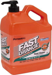 Permatex - 1 Gal Pump Bottle Liquid Hand Cleaner - Orange (Color), Citrus Scent - A1 Tooling