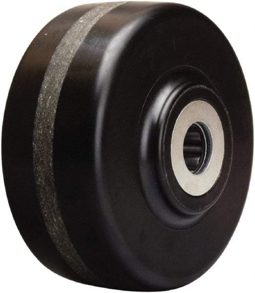 Hamilton - 6 Inch Diameter x 2-1/2 Inch Wide, Phenolic Caster Wheel - 1,800 Lb. Capacity, 3-1/4 Inch Hub Length, 1 Inch Axle Diameter, Straight Roller Bearing - A1 Tooling